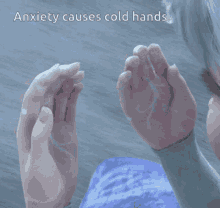 alin anxiety cold hands