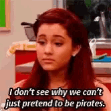 Ariana Grande Pretend To Be Pirates GIF - Ariana Grande Pretend To Be Pirates GIFs