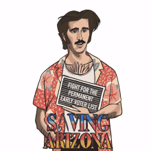 nicholas cage fight for the permanent early voter list saving arizona raising arizona voting rights