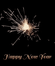Happy New Year Sparkler GIF - Happy New Year Sparkler GIFs