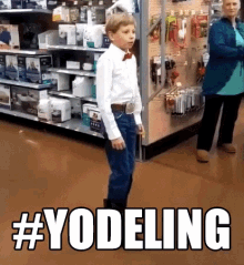 Yodel Kid Yodeling GIF - Yodel Kid Yodeling Walmart GIFs