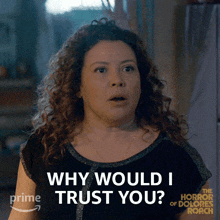 Why Would I Trust You Dolores Roach GIF - Why Would I Trust You Dolores Roach Justina Machado GIFs