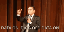 Data On Data Off Appurv Gupta GIF - Data On Data Off Appurv Gupta The Laugh Club GIFs