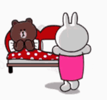 Bed Time Cony GIF - Bed Time Cony Brown Bear GIFs