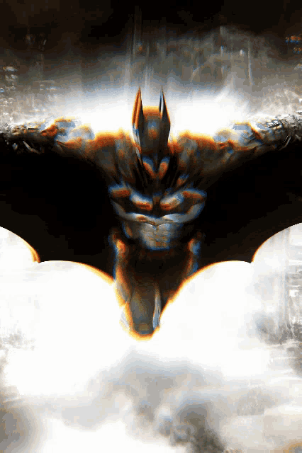Batman Arkhamknight GIF - Batman Arkhamknight Bat - Discover & Share GIFs