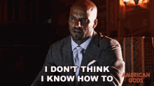 I Dont Think I Know How To Shadow Moon GIF - I Dont Think I Know How To Shadow Moon American Gods GIFs