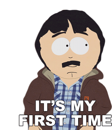 Its My First Time Randy Marsh Sticker - Its My First Time Randy South Park - Discover & Share GIFs