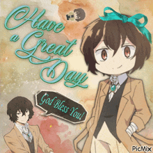Have A Great Day God Bless You GIF - Have A Great Day God Bless You Bungo Stray Dogs GIFs