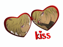 a pair of heart shaped sunglasses with the word kiss below