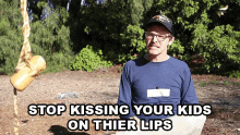 Stop Kissing Your Kids On Their Lips Stop It GIF