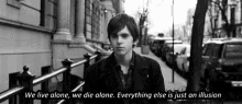 freddie highmore we live alone we die alone everything else is just an illusion