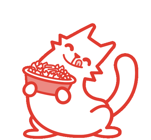 Cat Happy Sticker