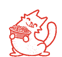 Cat Happy Sticker - Cat Happy Poke Stickers