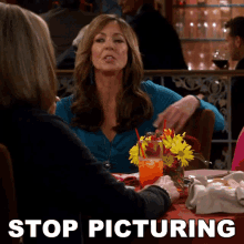 Stop Picturing Bonnie GIF - Stop Picturing Bonnie Allison Janney GIFs