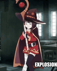 Anime Witch GIF - Anime Witch Explosion GIFs