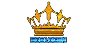 a picture of a gold crown with the word boologam below it