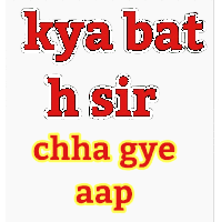 Kya Baat Hai Sir Chhagyeaap Sticker - Kya Baat Hai Sir Chhagyeaap Loveneetu Stickers