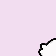 a cartoon drawing of a cat with a heart on its chest
