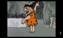Flintstones Bowling GIF
