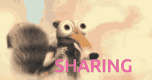 Scrat Sharing GIF - Scrat Sharing Ice Age GIFs