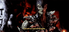 Mortal Kombat Reptile GIF - Mortal Kombat Reptile You Will Not Read My Thoughts GIFs