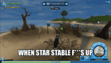 star stable stupid glitch game design game