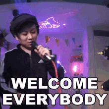 Welcome Everybody Stanley Li GIF - Welcome Everybody Stanley Li Dj Ravine GIFs