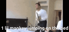 Damon Albarn Jumping GIF - Damon Albarn Jumping Monkey GIFs
