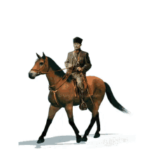 Guy On A Horse Riding GIF - Guy On A Horse Riding Ataturk GIFs