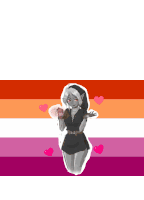 a man wearing a cowboy hat and sunglasses stands in front of a rainbow flag