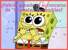 Grumetes Sostenibles Spongebob Squarepants GIF - Grumetes Sostenibles Spongebob Squarepants Terrified GIFs