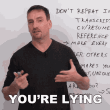 Youre Lying Adam GIF - Youre Lying Adam Engvid GIFs
