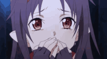 Cute Anime Girl Crying HD Png Download  vhv