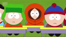 Looking At Each Other Kenny Mccormick GIF - Looking At Each Other Kenny Mccormick Stan Marsh GIFs