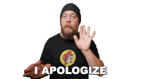 I Apologize Ryanfluffbruce Sticker - I Apologize Ryanfluffbruce Riffs Beards And Gear Stickers