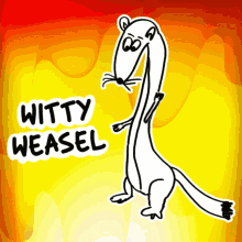 witty weasel veefriends clever funny humorous