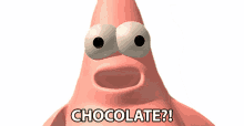 say chocolate