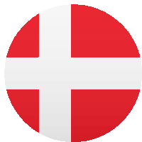 Denmark Flags Sticker - Denmark Flags Joypixels Stickers