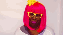 Pink Wig GIF - Pink Wig GIFs