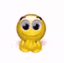 a pixel art of a pink heart with a face on it .