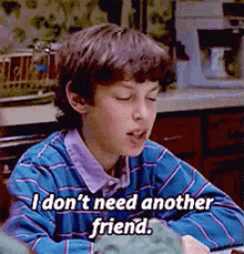Friends I Dont Need Another Friend GIF - Friends I Dont Need Another Friend Introvert GIFs
