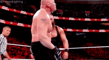 Braun Strowman Running Powerslam GIF - Braun Strowman Running Powerslam Brock Lesnar GIFs