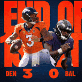 Baltimore Ravens (0) Vs. Denver Broncos (3) First-second Quarter Break GIF - Nfl National Football League Football League GIFs