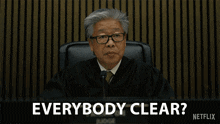 Everybody Clear Judge Frank Oh GIF - Everybody Clear Judge Frank Oh The Lincoln Lawyer GIFs