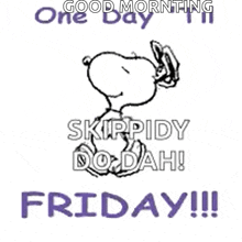 Thursday Snoopy GIF - Thursday Snoopy One Day Til Friday GIFs