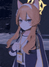 a girl with a name tag that says staff