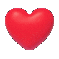 a large red heart surrounded by smaller hearts