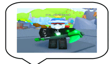 a picture of a roblox character with a speech bubble that says rm_defined