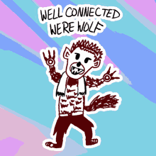 Well Connected Werewolf Veefriends GIF - Well Connected Werewolf Veefriends Networking GIFs