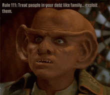 Rule 111 Treat People In Your Debt Like GIF